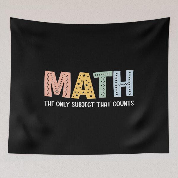 Item preview, Funny Math- Math the Only Subject that Counts-Math Teacher Gift designed and sold by belladesign7.