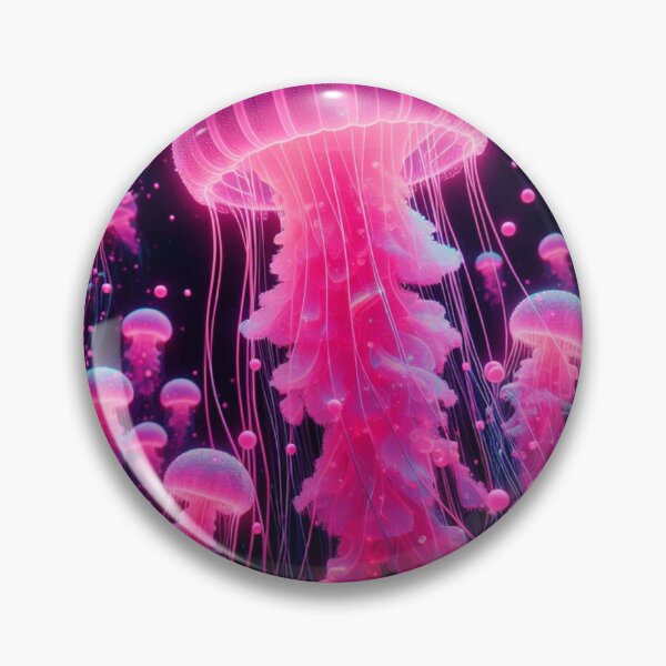 Item preview, pink jellyfish designed and sold by Greydate.