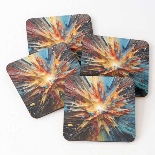 Item preview, Explore "Simplistic & Minimalistic Star Collision Art" designed and sold by ArtificialGenes.