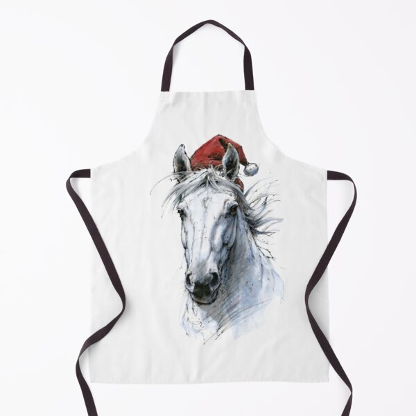 Item preview, 2023 Retro Xmas: Fluffy Horse Love designed and sold by Blink Art Studio.