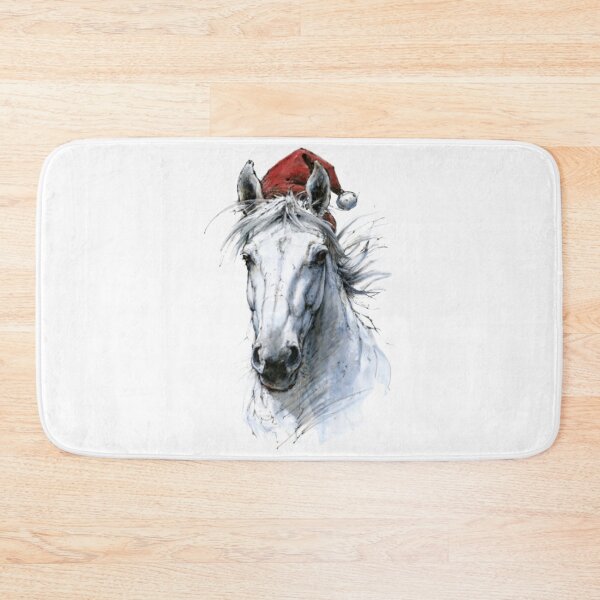 Item preview, 2023 Retro Xmas: Fluffy Horse Love designed and sold by Blink Art Studio.