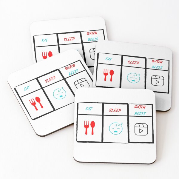 Item preview, Eat Sleep Watch Reels designed and sold by KoumlisArt.