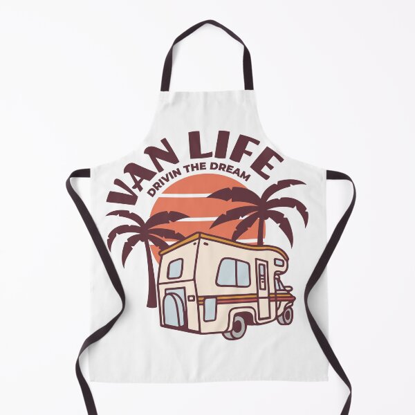 Item preview, vanlife driving the dream, vanlife tees, campervan life, gifts for van lifers designed and sold by QuirkyTease.