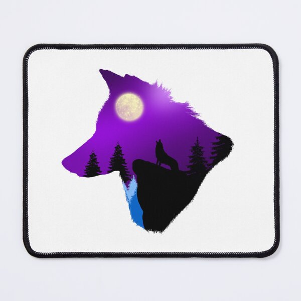 Item preview, Forest wolf at night designed and sold by coollooc-piece.