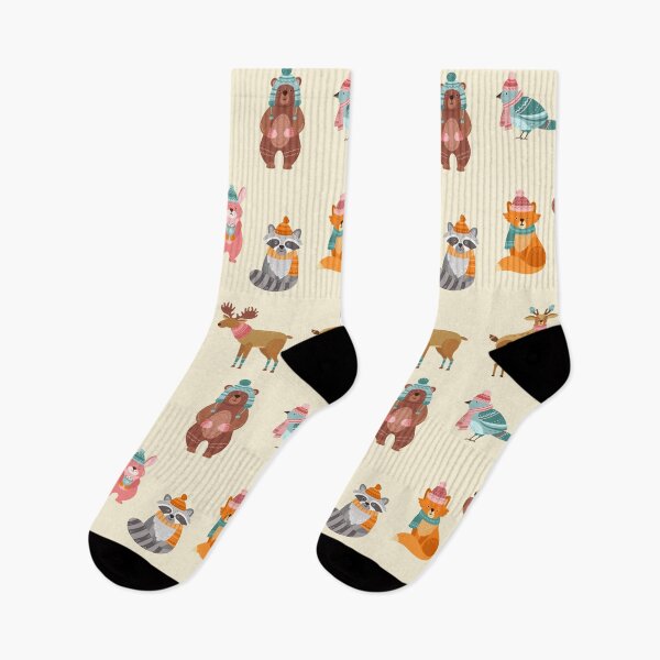 Item preview, Winter Wonderland Animals Set designed and sold by patternjp.