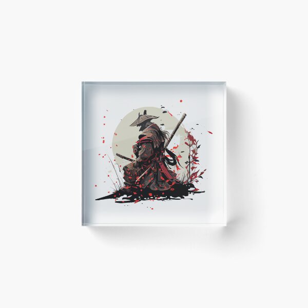 Item preview, Enigmatic Kneeling Samurai Warrior designed and sold by YuaG.