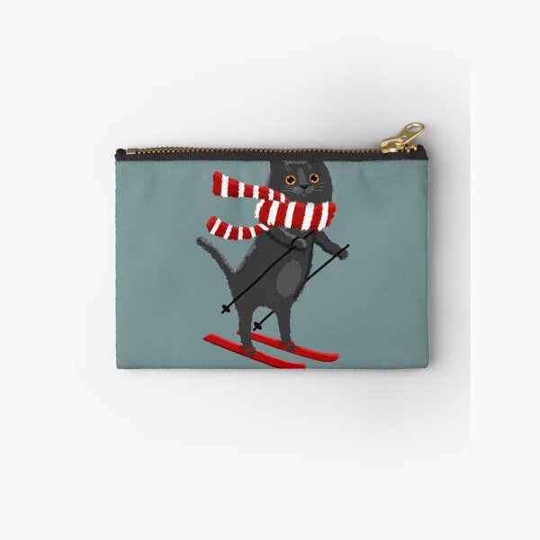 Item preview, Kitty Hitting the Slopes designed and sold by KilkennyCat Art.