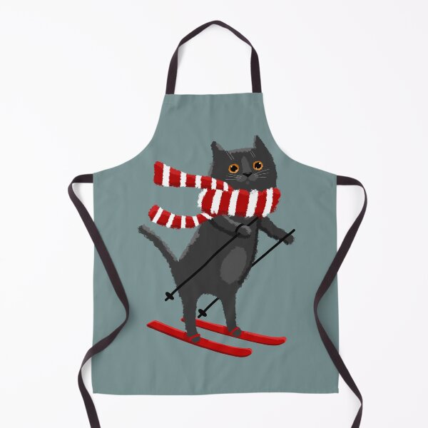Item preview, Kitty Hitting the Slopes designed and sold by KilkennyCat Art.