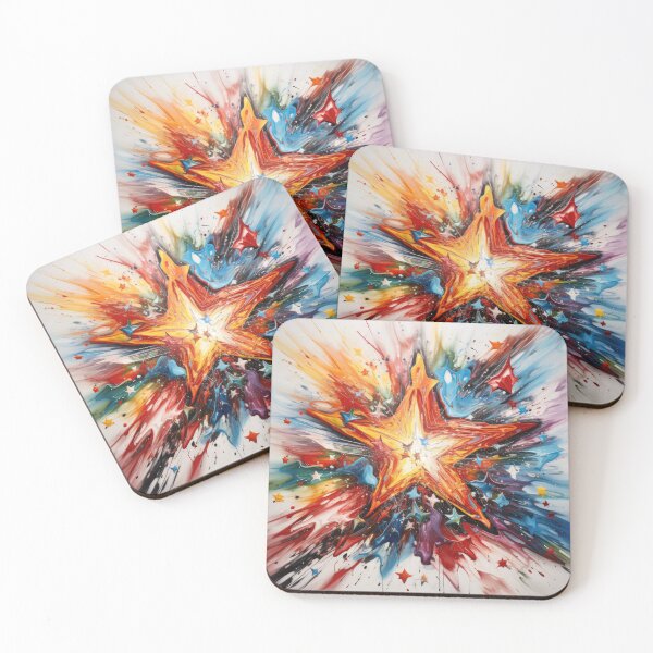 Item preview, Explore "Simplistic & Minimalistic Star Collision Art" designed and sold by ArtificialGenes.