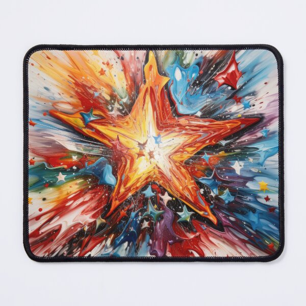 Item preview, Explore "Simplistic & Minimalistic Star Collision Art" designed and sold by ArtificialGenes.