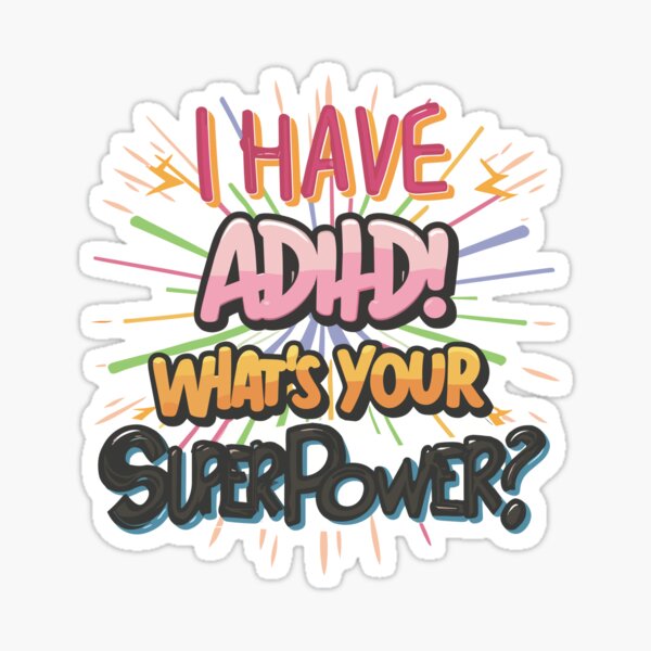 Item preview, ADHD Superpower!, chirstmas gift designed and sold by shirtsngoodies.