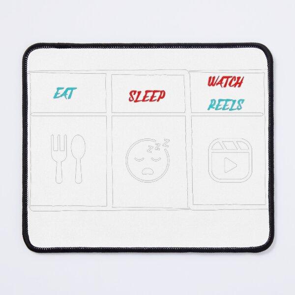 Item preview, Eat Sleep Watch Reels designed and sold by KoumlisArt.