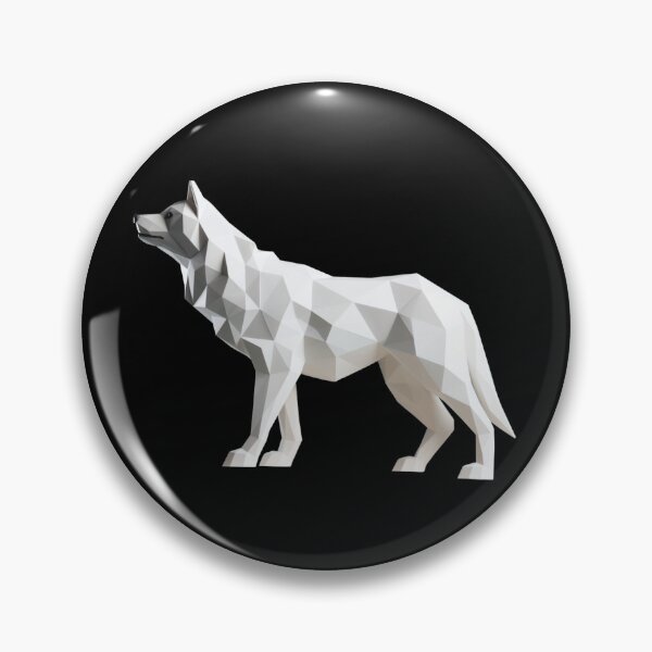 Item preview, Geometric Wolf: Elegant Spirit of the Wild designed and sold by MajesticArtPL.