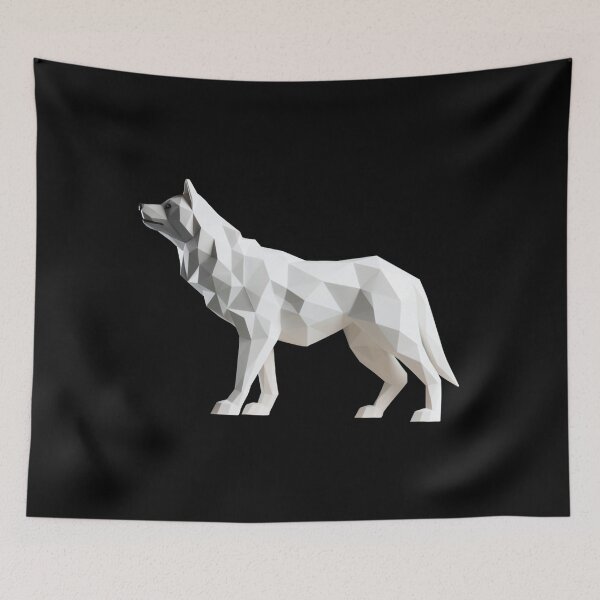 Item preview, Geometric Wolf: Elegant Spirit of the Wild designed and sold by MajesticArtPL.