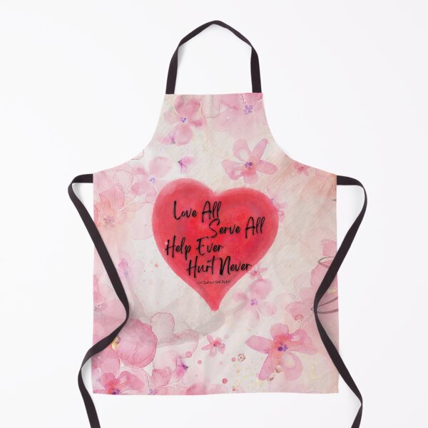 Item preview, Motivational Quote by Sathya Sai Baba / Love All Serve All, Help Ever Hurt Never designed and sold by cosmoasisart.