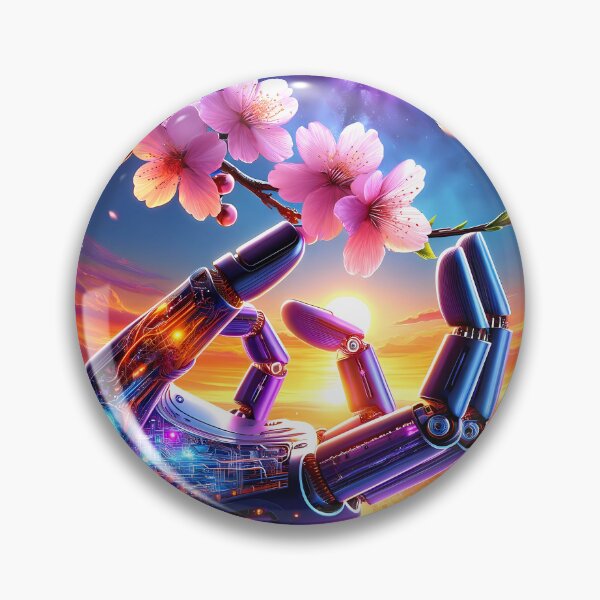 Item preview, Robotic Blossom of Future Dreams designed and sold by NeauxSage.