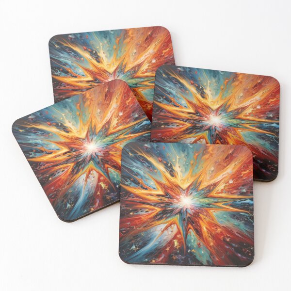 Item preview, Explore "Simplistic & Minimalistic Star Collision Art" designed and sold by ArtificialGenes.