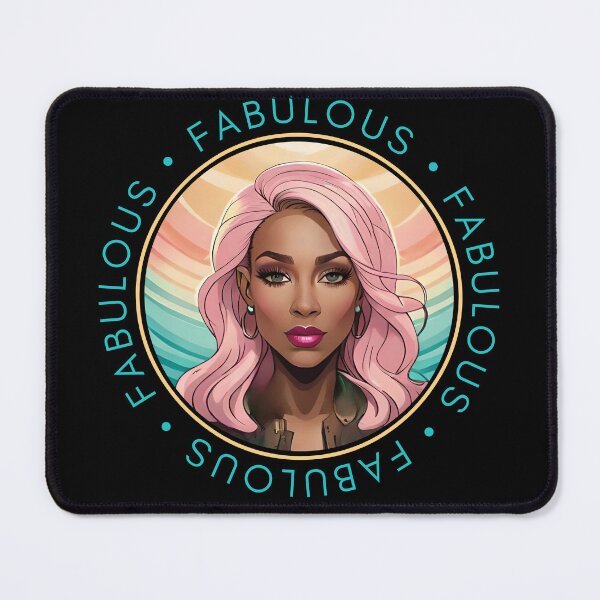 Item preview, Fabulous Woman Retro Pink Glamourous Insignia Circle Emblem designed and sold by Melan Designs.