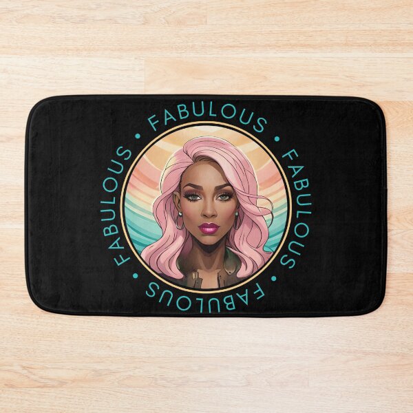 Item preview, Fabulous Woman Retro Pink Glamourous Insignia Circle Emblem designed and sold by Melan Designs.