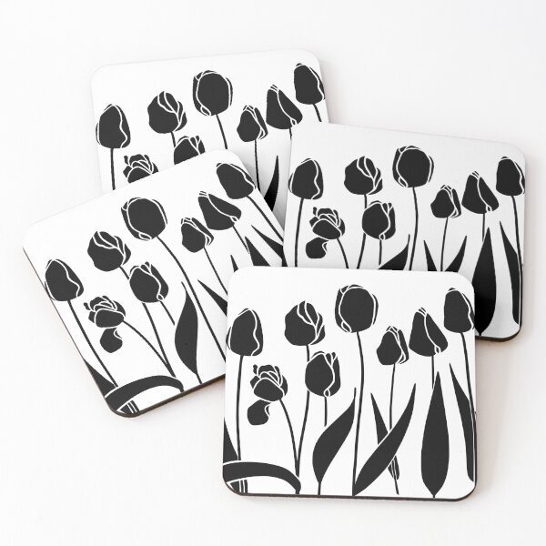 Item preview, Black tulips designed and sold by vio4green.