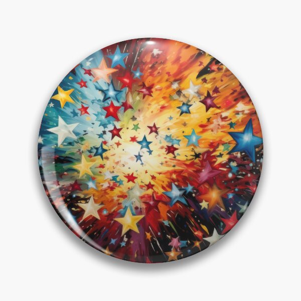 Item preview, Explore "Simplistic & Minimalistic Star Collision Art" designed and sold by ArtificialGenes.