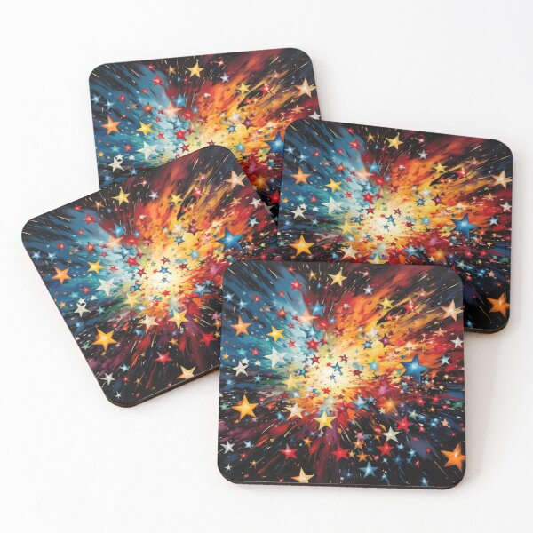 Item preview, Explore "Simplistic & Minimalistic Star Collision Art" designed and sold by ArtificialGenes.