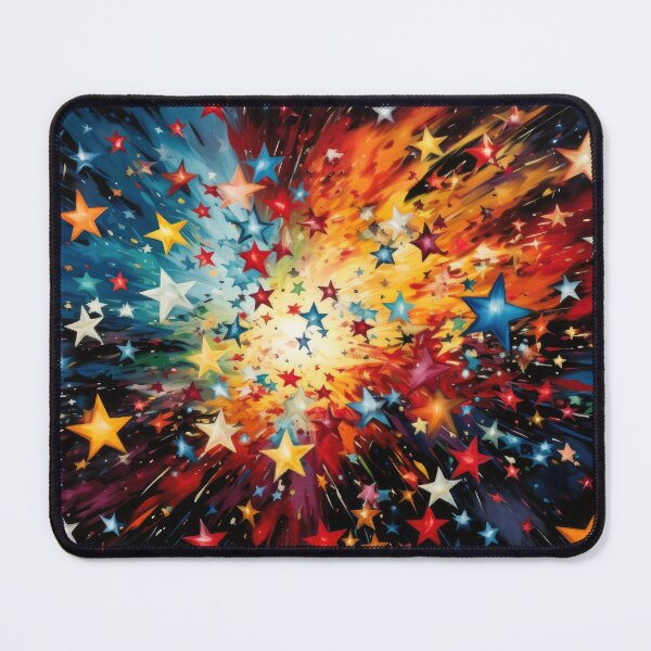 Item preview, Explore "Simplistic & Minimalistic Star Collision Art" designed and sold by ArtificialGenes.