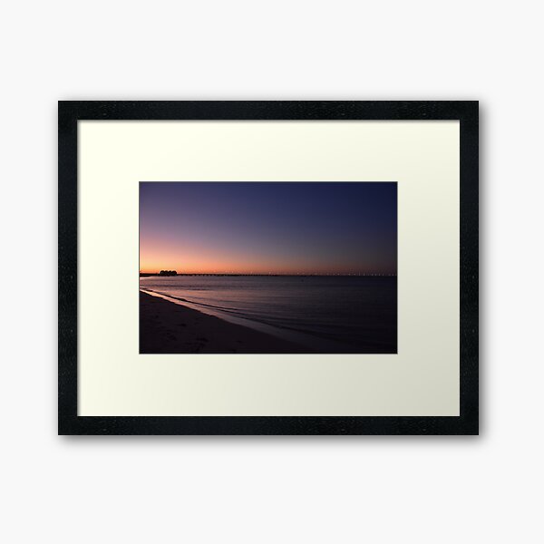 Item preview, The Iconic Busselton Jetty at Dusk Serene and Relaxing designed and sold by Rainbow Farm Photography.
