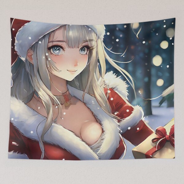 Item preview, Anime White Hair Mrs. Claus 4 designed and sold by RafikoPL.