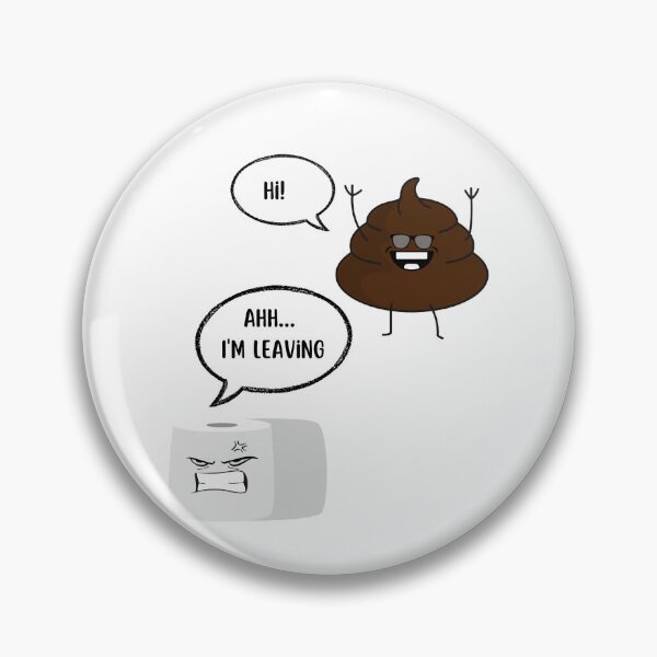 Item preview, Toilet paper and Popo cartoon| Hello! - Ahh...I'm leaving. designed and sold by brynatshop.