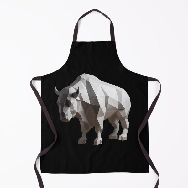 Item preview, Geometric Bull: Modern Majesty in Angular Grace designed and sold by MajesticArtPL.