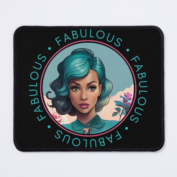 Item preview, Fabulous Woman Retro Pink Glamourous Insignia Circle Emblem designed and sold by Melan Designs.