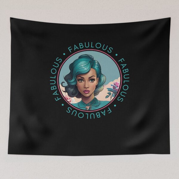 Item preview, Fabulous Woman Retro Pink Glamourous Insignia Circle Emblem designed and sold by Melan Designs.