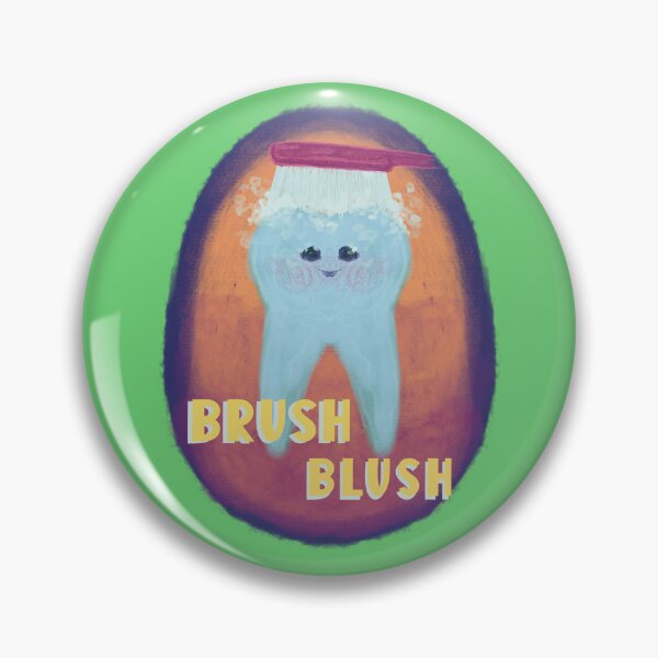 Item preview, Brush Blush funny tooth vintage illustration design for you designed and sold by Midastic.