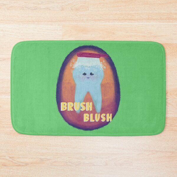 Item preview, Brush Blush funny tooth vintage illustration design for you designed and sold by Midastic.