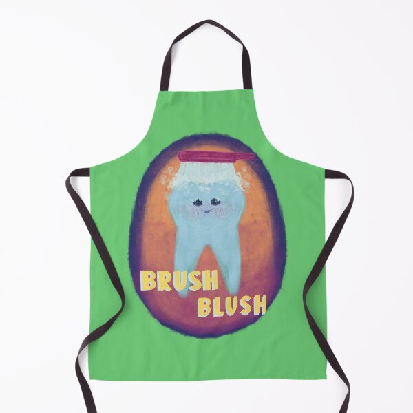 Item preview, Brush Blush funny tooth vintage illustration design for you designed and sold by Midastic.