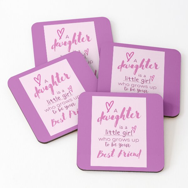 Item preview, A daughter is a little girl who grows up to be your best friend designed and sold by Partypumpkin.