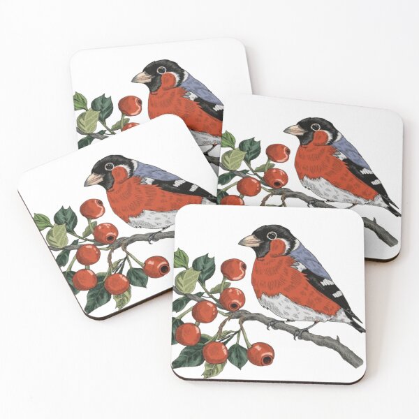 Item preview, Birds on a branch with berries designed and sold by Alexandria1928.