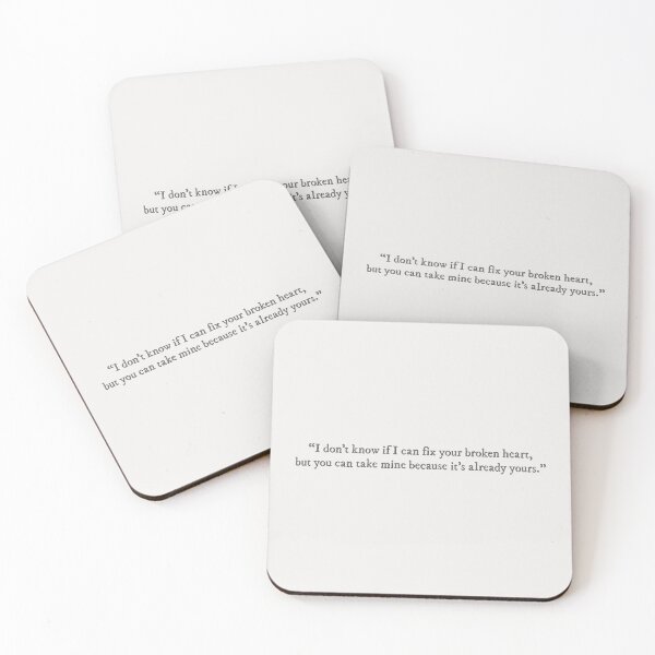 Item preview, Once Upon a Broken Heart quote designed and sold by percqbeths.