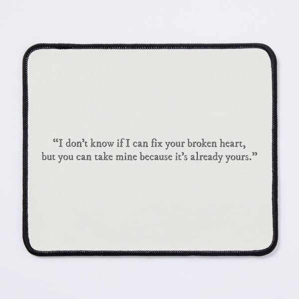 Item preview, Once Upon a Broken Heart quote designed and sold by percqbeths.