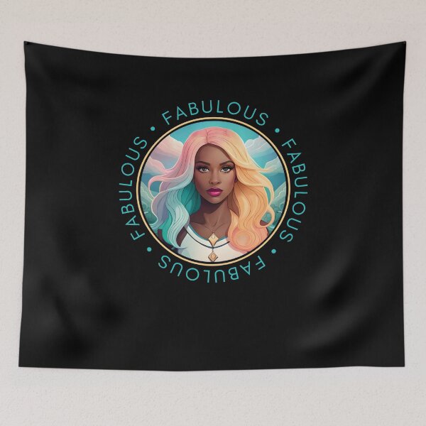 Item preview, Fabulous Woman Retro Pink Glamourous Insignia Circle Emblem designed and sold by Melan Designs.