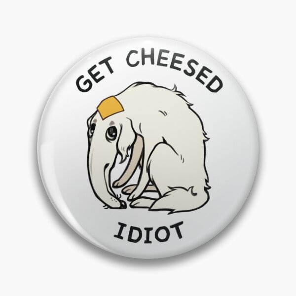 Item preview, get cheesed idiot borzoi - white designed and sold by Vermilion-Vibes.
