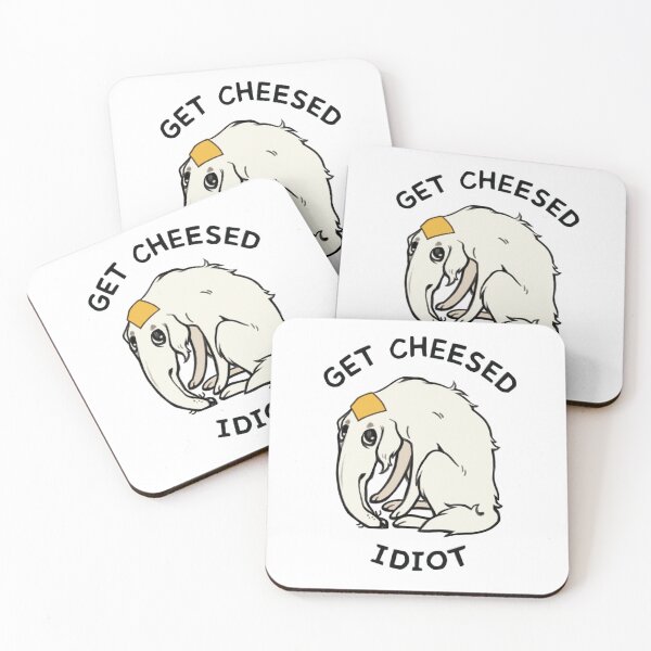 Item preview, get cheesed idiot borzoi - white designed and sold by Vermilion-Vibes.