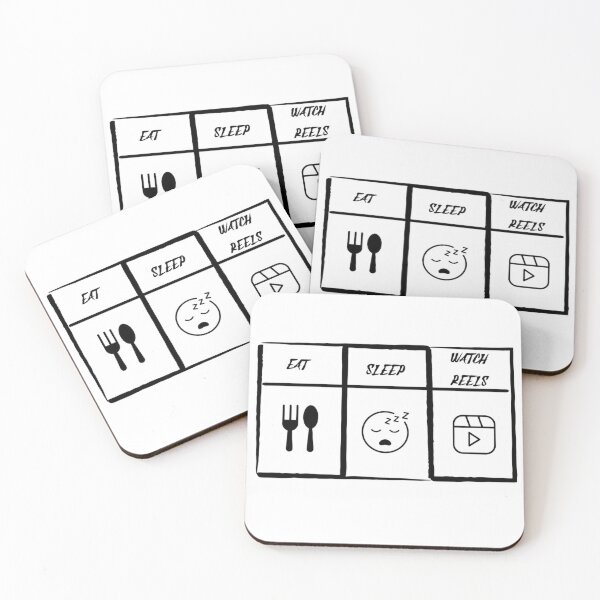 Item preview, Eat Sleep Watch Reels designed and sold by KoumlisArt.