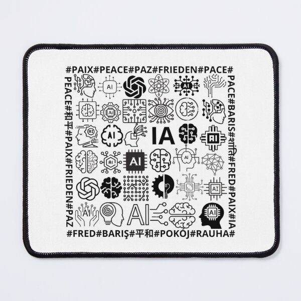 Item preview, Peace and Artificial Intelligence: A Unique Design for Harmony designed and sold by LIAMRIVIERART.