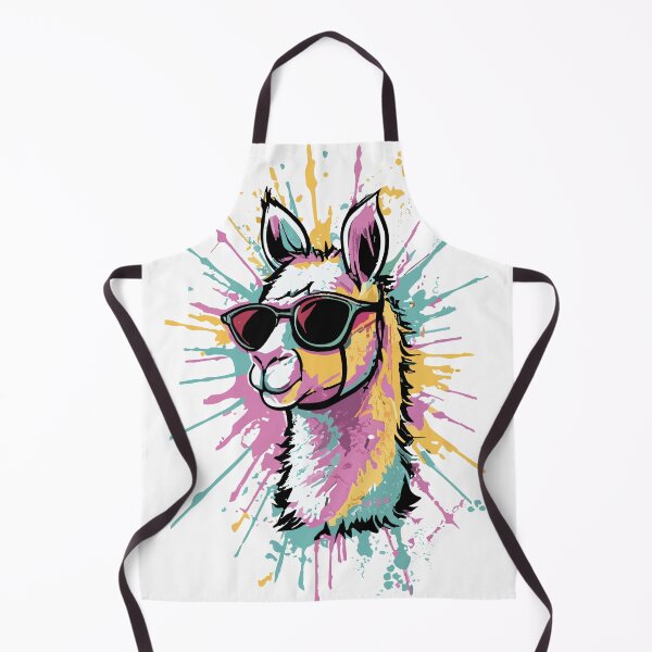 Item preview, Llama Watercolor Art Work designed and sold by kadryshop.