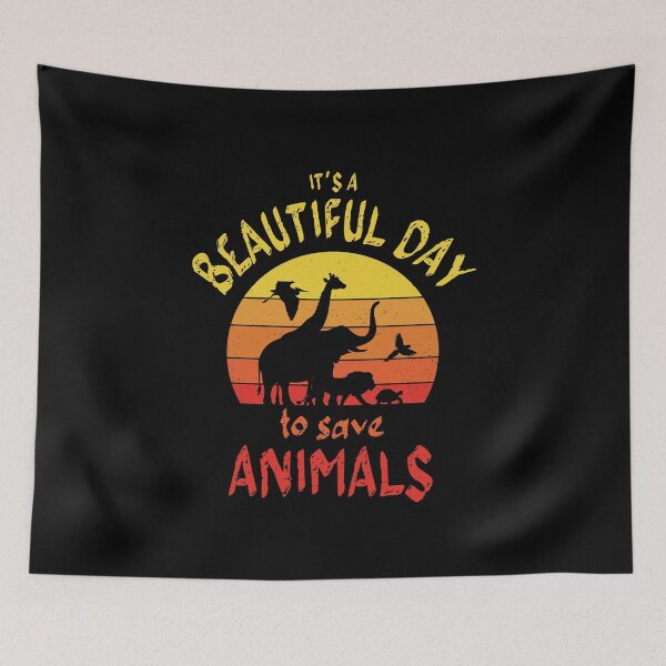 Item preview, It's A Beautiful Day To Save Animals designed and sold by 4TeeToo.