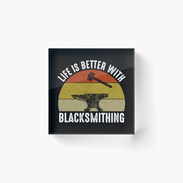 Item preview, Life Is Better With Blacksmithing designed and sold by Cat Lady Designs.