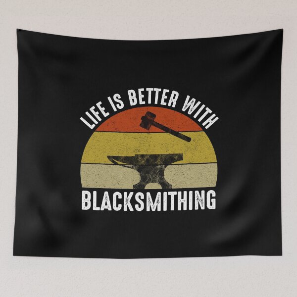 Item preview, Life Is Better With Blacksmithing designed and sold by Cat Lady Designs.