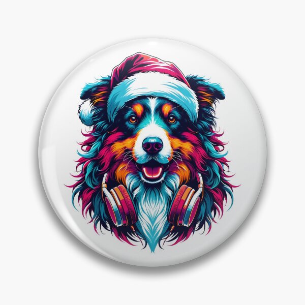 Item preview, Urban Australian Shepherd Christmas designed and sold by YANNISQ49.